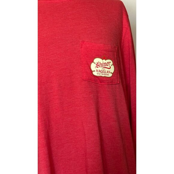 Magellan Outdoors Fish Gear Red Long-Sleeved Shirt Boyfriend Fit Women's Size XL - Picture 16 of 16